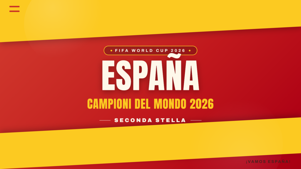 Spagna Campione del Mondo 2026