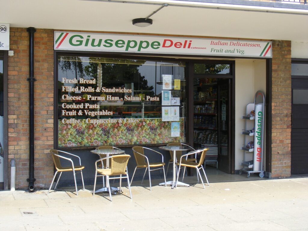 ingredienti italiani nel Regno Unito
