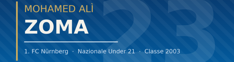 Mohamed Ali Zoma, l’attaccante del Norimberga convocato da Mancini