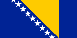 Bandiera Bosnia ed Erzegovina
